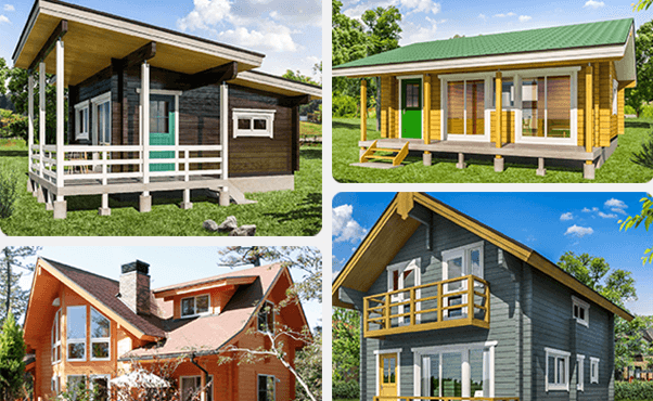 All-free plan: fully customisable log home layouts