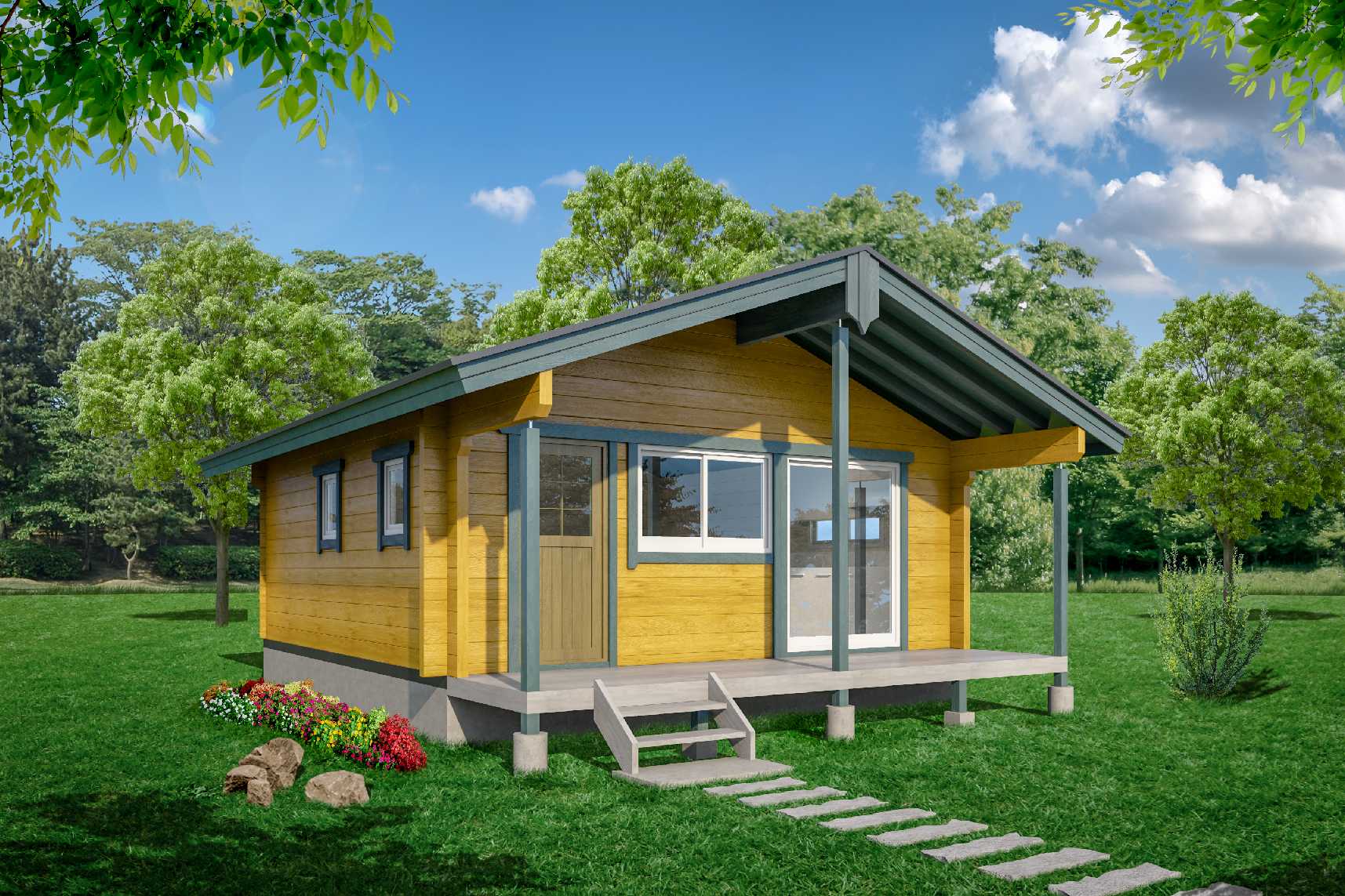 Saela Homes log home