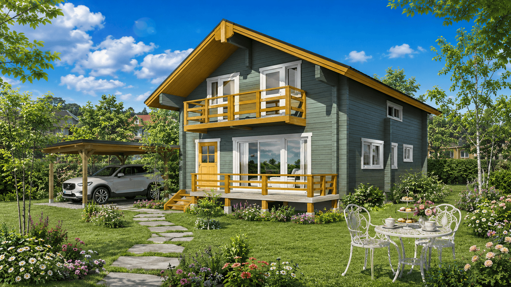 Saela Homes log home